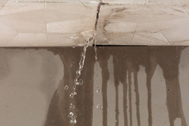 Professional Flood Damage Cleanup technician working in Exeter, CA